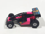 1992 Hot Wheels Shock Factor Black and Pink Die Cast Toy Car Vehicle