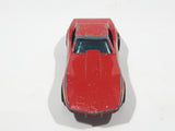 1982 Hot Wheels Gold Hot Ones Corvette Stingray Red Die Cast Toy Car Vehicle - Hong Kong