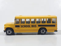 1989 Hot Wheels Workhorses School Bus Yellow Die Cast Toy Car Vehicle