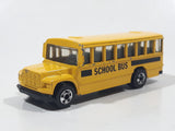 1989 Hot Wheels Workhorses School Bus Yellow Die Cast Toy Car Vehicle