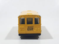 1989 Hot Wheels Workhorses School Bus Yellow Die Cast Toy Car Vehicle