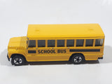 1989 Hot Wheels Workhorses School Bus Yellow Die Cast Toy Car Vehicle