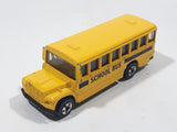 1989 Hot Wheels Workhorses School Bus Yellow Die Cast Toy Car Vehicle