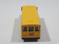 1989 Hot Wheels Workhorses School Bus Yellow Die Cast Toy Car Vehicle