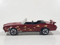 2014 Hot Wheels Multipack Exclusive '70 Pontiac GTO Convertible Maroon Dark Red Die Cast Toy Car Vehicle