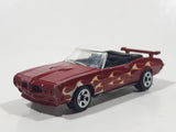 2014 Hot Wheels Multipack Exclusive '70 Pontiac GTO Convertible Maroon Dark Red Die Cast Toy Car Vehicle