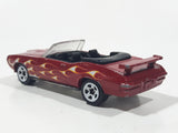 2014 Hot Wheels Multipack Exclusive '70 Pontiac GTO Convertible Maroon Dark Red Die Cast Toy Car Vehicle