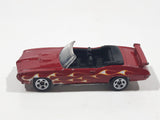 2014 Hot Wheels Multipack Exclusive '70 Pontiac GTO Convertible Maroon Dark Red Die Cast Toy Car Vehicle