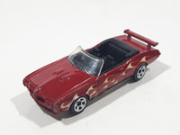 2014 Hot Wheels Multipack Exclusive '70 Pontiac GTO Convertible Maroon Dark Red Die Cast Toy Car Vehicle