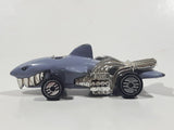 1987 Hot Wheels Speed Demons Sharkruiser Grey Die Cast Toy Car Shark Shaped Vehicle - UH