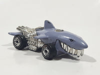 1987 Hot Wheels Speed Demons Sharkruiser Grey Die Cast Toy Car Shark Shaped Vehicle - UH