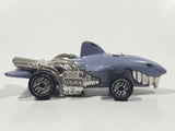 1987 Hot Wheels Speed Demons Sharkruiser Grey Die Cast Toy Car Shark Shaped Vehicle - UH