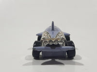 1987 Hot Wheels Speed Demons Sharkruiser Grey Die Cast Toy Car Shark Shaped Vehicle - UH