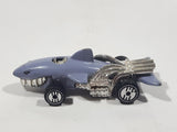 1987 Hot Wheels Speed Demons Sharkruiser Grey Die Cast Toy Car Shark Shaped Vehicle - UH