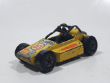 Vintage 1977 Hot Wheels Rock Buster Yellow Die Cast Toy Car Vehicle