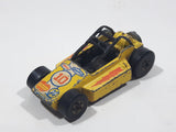 Vintage 1977 Hot Wheels Rock Buster Yellow Die Cast Toy Car Vehicle