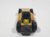 Vintage 1977 Hot Wheels Rock Buster Yellow Die Cast Toy Car Vehicle