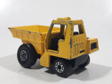 Vintage 1976 Matchbox Lesney Superfast Site Dumper Truck Yellow No. 26 Die Cast Toy Car Construction Equipment Machinery Vehicle - Made in England