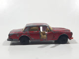 Vintage 1979 Lesney Matchbox Superfast No. 39 Rolls Royce Silver Shadow II Dark Red Die Cast Toy Car Vehicle with Opening Doors