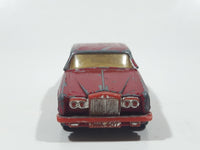 Vintage 1979 Lesney Matchbox Superfast No. 39 Rolls Royce Silver Shadow II Dark Red Die Cast Toy Car Vehicle with Opening Doors