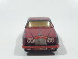 Vintage 1979 Lesney Matchbox Superfast No. 39 Rolls Royce Silver Shadow II Dark Red Die Cast Toy Car Vehicle with Opening Doors