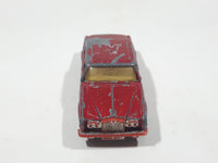 Vintage 1979 Lesney Matchbox Superfast No. 39 Rolls Royce Silver Shadow II Dark Red Die Cast Toy Car Vehicle with Opening Doors