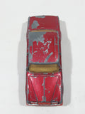 Vintage 1979 Lesney Matchbox Superfast No. 39 Rolls Royce Silver Shadow II Dark Red Die Cast Toy Car Vehicle with Opening Doors