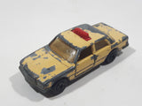 Vintage 1979 Lesney Matchbox Superfast No. 56 Mercedes 450 SEL Taxi Cab Sand Yellow Tan Die Cast Toy Car Vehicle with Opening Doors Made in England