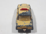 Vintage 1979 Lesney Matchbox Superfast No. 56 Mercedes 450 SEL Taxi Cab Sand Yellow Tan Die Cast Toy Car Vehicle with Opening Doors Made in England