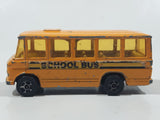 Vintage Corgi Juniors Mercedes-Benz School Bus Yellow Die Cast Toy Car Vehicle