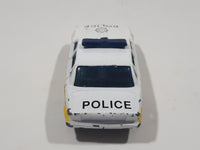 Vintage Corgi Jaguar BFG 7 Police White Die Cast Toy Car Vehicle