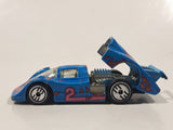 1992 Hot Wheels Sol-Aire CX-4 Blue Die Cast Toy Car Vehicle Opening Rear Hood