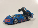 1992 Hot Wheels Sol-Aire CX-4 Blue Die Cast Toy Car Vehicle Opening Rear Hood