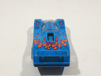 1992 Hot Wheels Sol-Aire CX-4 Blue Die Cast Toy Car Vehicle Opening Rear Hood