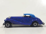 1992 Hot Wheels Mercedes 540K Blue with Pink Glitter Die Cast Toy Classic Car Vehicle