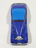 1992 Hot Wheels Mercedes 540K Blue with Pink Glitter Die Cast Toy Classic Car Vehicle