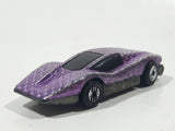 1992 Hot Wheels Gleam Team Aeroflash Large Charge Silver Bullet Textured Chrome Pink Die Cast Toy Car Vehicle