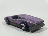 1992 Hot Wheels Gleam Team Aeroflash Large Charge Silver Bullet Textured Chrome Pink Die Cast Toy Car Vehicle