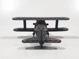 Vintage Miniature Airplane Bi-Plane Metal Pencil Sharpener Doll House Furniture Size