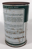 Vintage Quaker State Motor Oil 1 Imperial Quart Metal Can