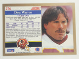 1991 Score NFL Football Cards (Individual) Part 3