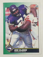 1991 Score NFL Football Cards (Individual) Part 3