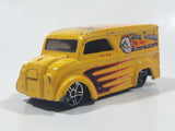 2001 Hot Wheels Dairy Delivery Truck Yellow Die Cast Toy Car Vehicle