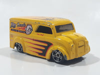 2001 Hot Wheels Dairy Delivery Truck Yellow Die Cast Toy Car Vehicle