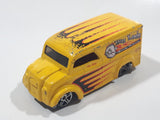 2001 Hot Wheels Dairy Delivery Truck Yellow Die Cast Toy Car Vehicle