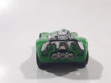 2014 Hot Wheels Track Builder Spine Busters Green Die Cast Toy Car Vehicle