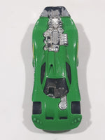 2014 Hot Wheels Track Builder Spine Busters Green Die Cast Toy Car Vehicle