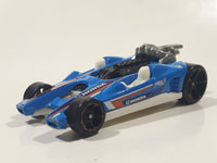 2015 Hot Wheels HW Race Team Honda Racer Blue Die Cast Toy Race Car Vehicle