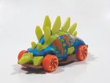 2019 Hot Wheels Dino Riders Motosaurus Blue Die Cast Toy Car Vehicle