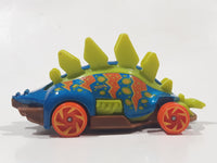 2019 Hot Wheels Dino Riders Motosaurus Blue Die Cast Toy Car Vehicle